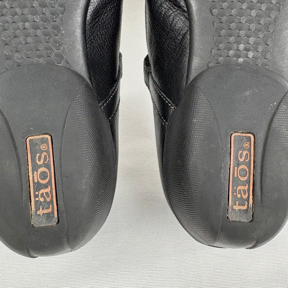 Taos Womens Mary Jane Ta Dah Shoes Size 40 EU/9 US Black Comfort Leather Casual - Picture 15 of 17